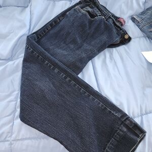 Gloria Vanderbilt Dark Blue Straight Leg Jeans